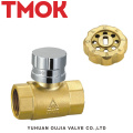 Brass magnetically controlled lockable handleplastic butterfly handle ball valve